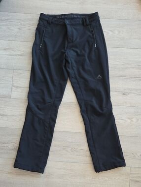 Men's Black Softshell Ski Pants